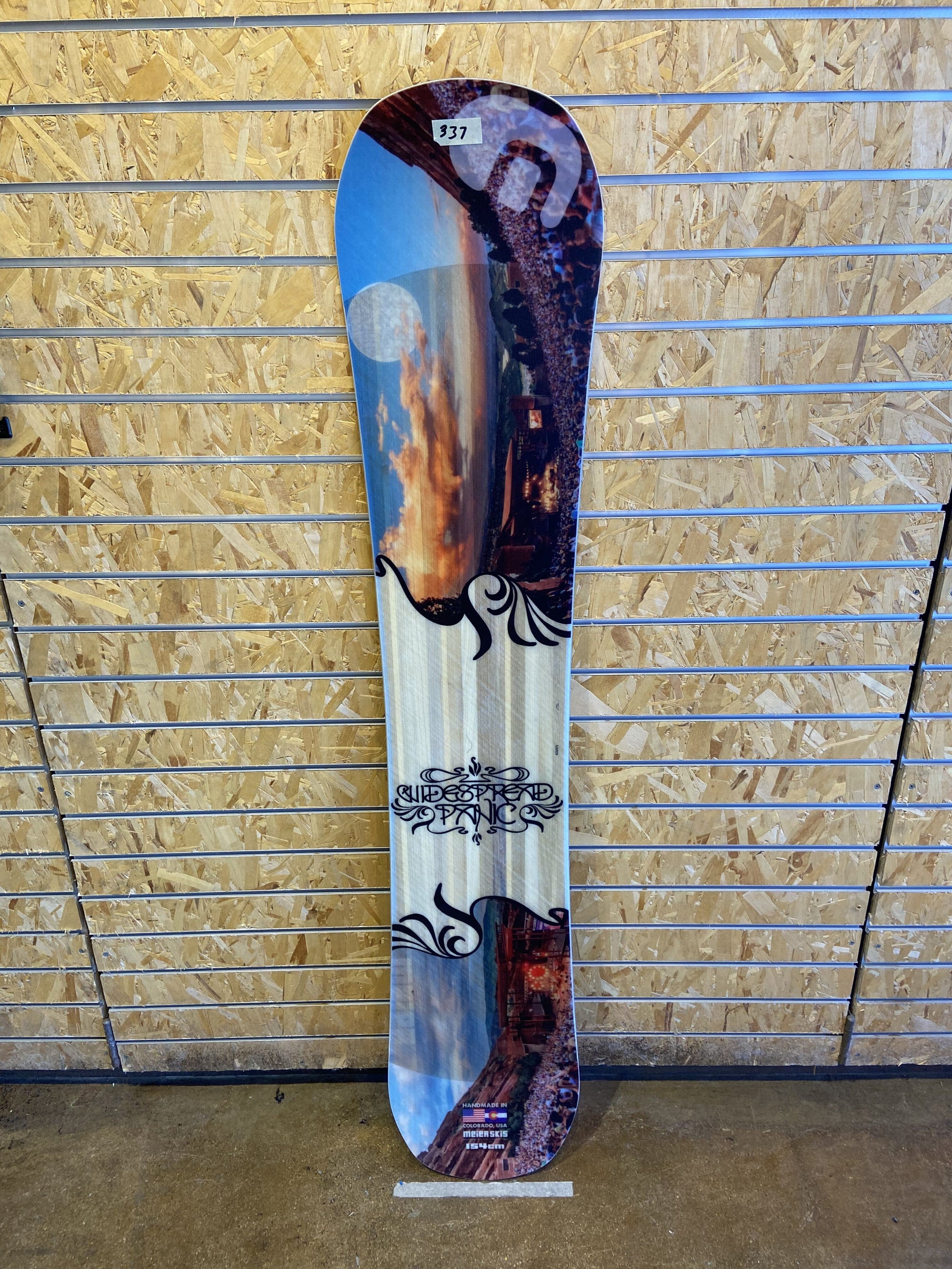 Wall Art Snowboard - WSP Surprise Valley (Second)