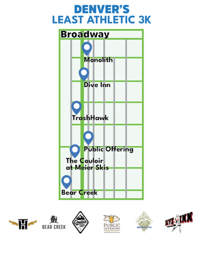 Denver's Least Athletic 3K - A Pub Crawl