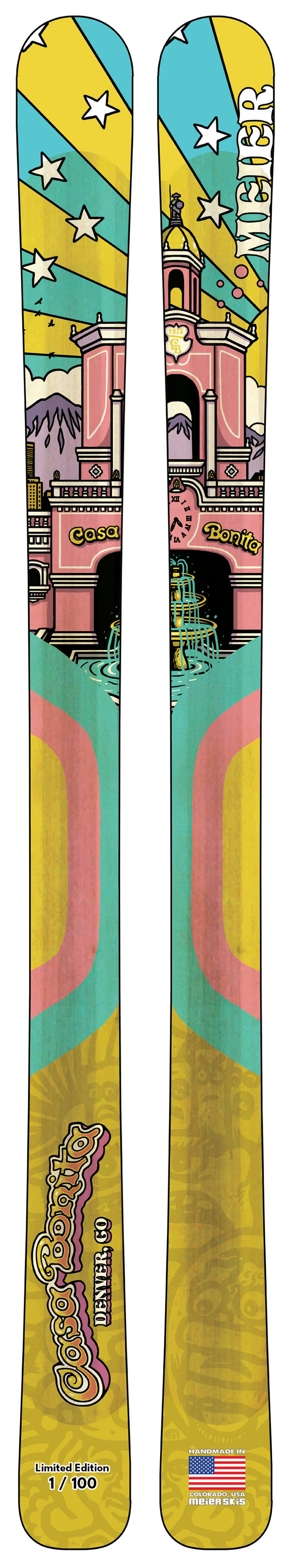 Casa Bonita Wall Art - Skis | Worldwide Shipping Available - Meier