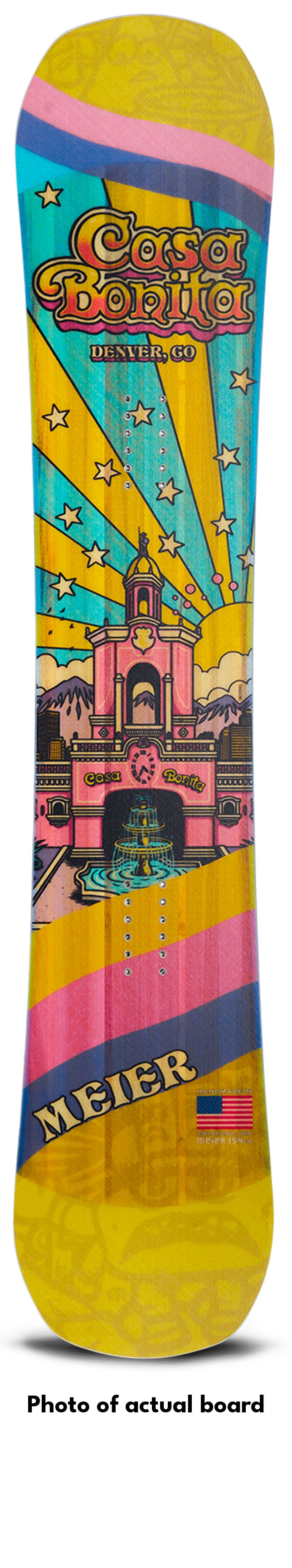 Casa Bonita Wall Art Snowboard Worldwide Shipping Available