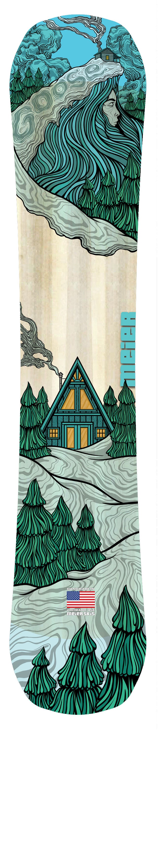 Goose Custom Wall Art - Snowboard