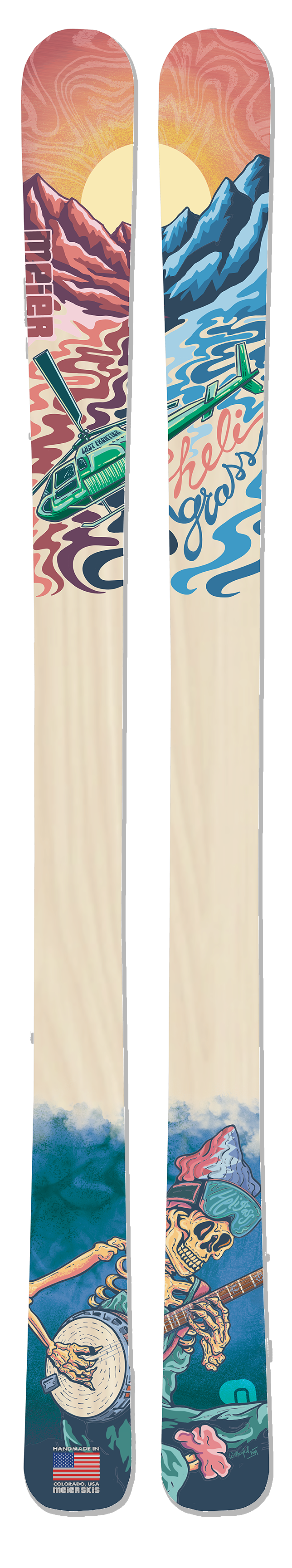 Heligrass Custom Ski | Worldwide Shipping Available - Meier Skis