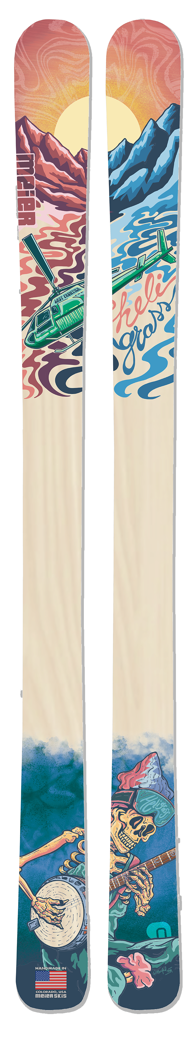 Heligrass Custom Ski