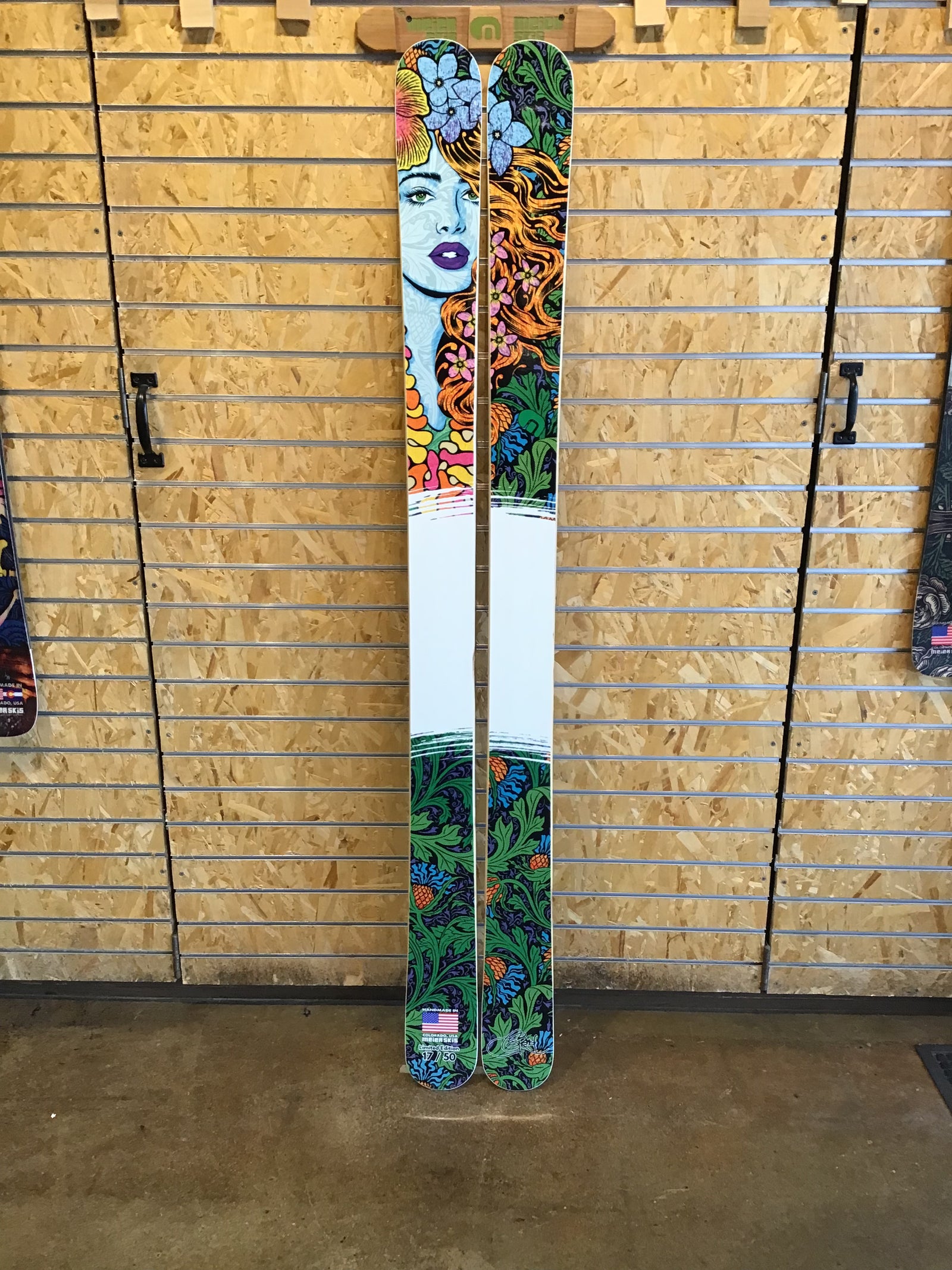 Wall Art Skis- Helena Chuck Sperry