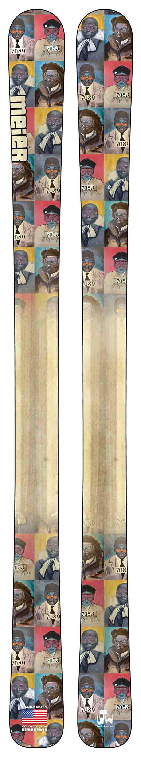 Heroes Custom Ski by Lamont Joseph White | Worldwide Shipping