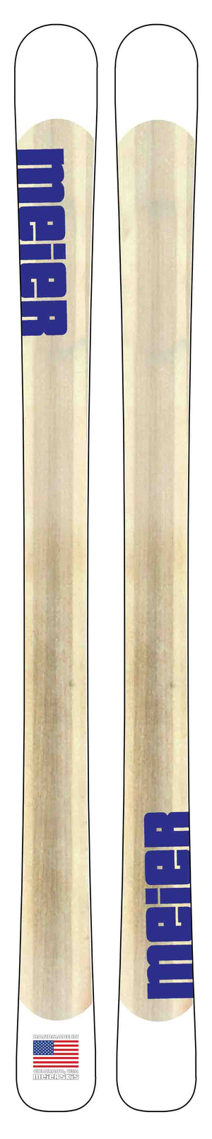 Minimalist Custom Skis