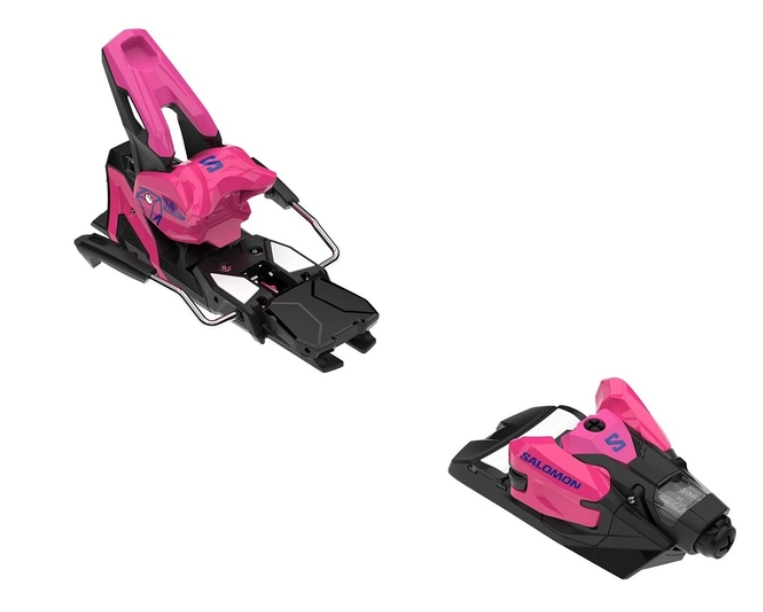 salomon girls skis pink QST 100 2026 188cm Iceberg Green enhances maneuverability and control Salomon Strive 14 MN Binding