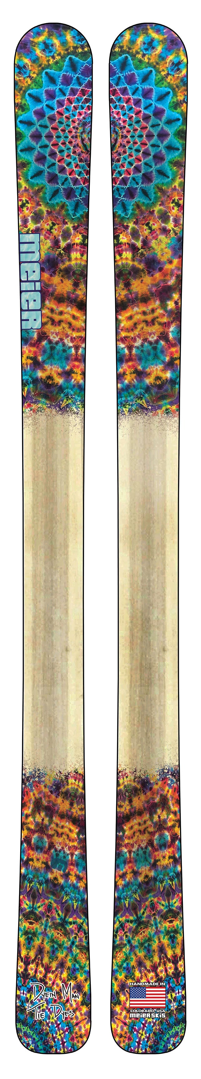 Intention | Dyein Man Tie Dyes Custom Skis