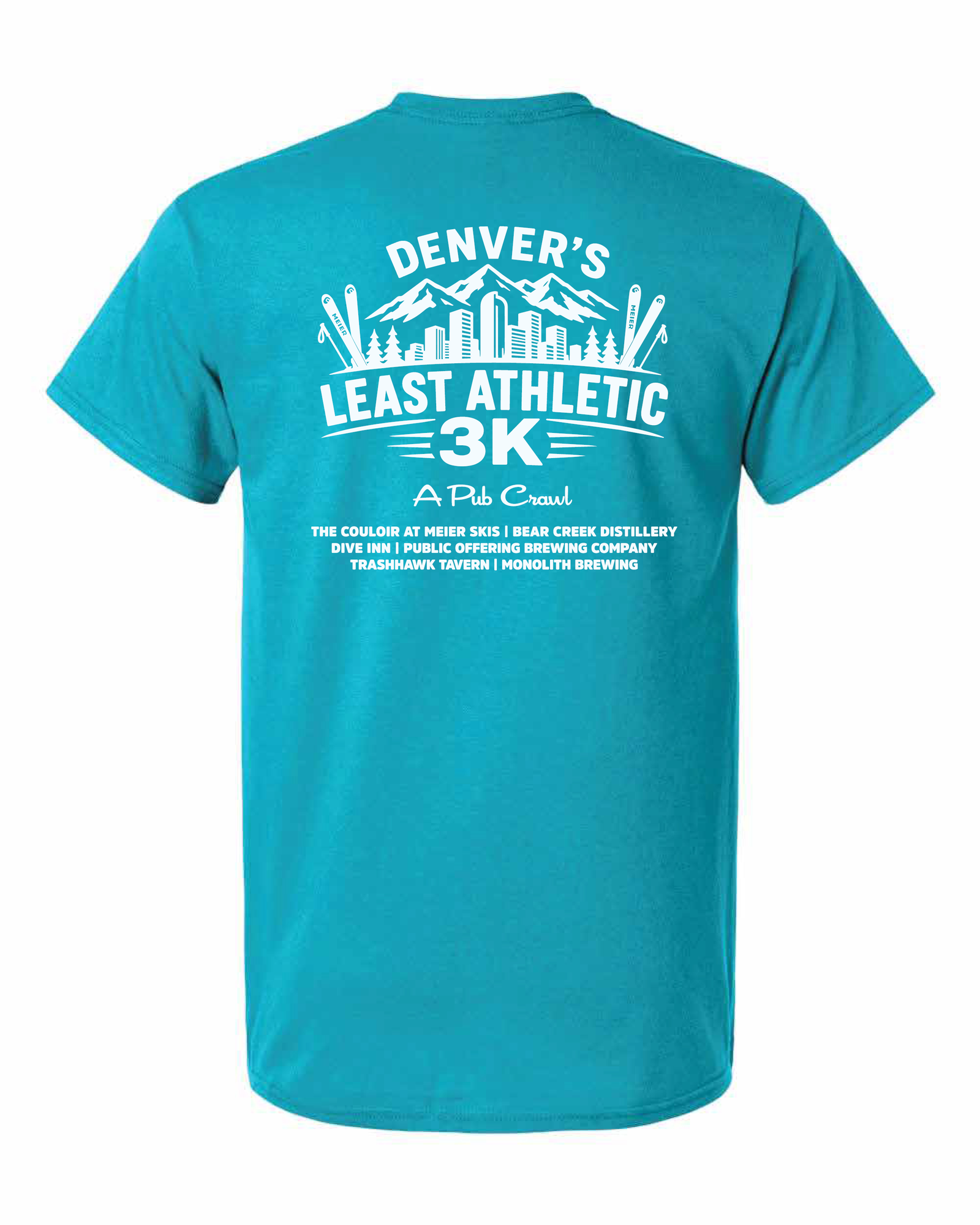 Denver's Least Athletic 3K - Tee Shirts!