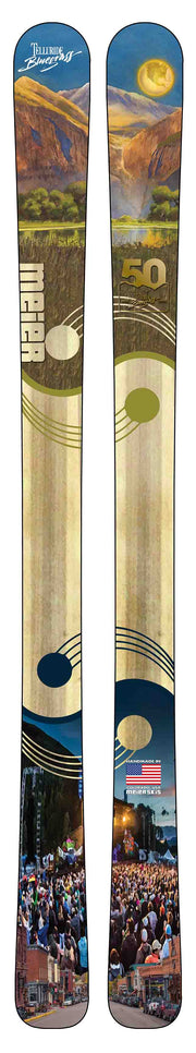 Telluride Bluegrass 50th Anniversary Wall Art - Skis