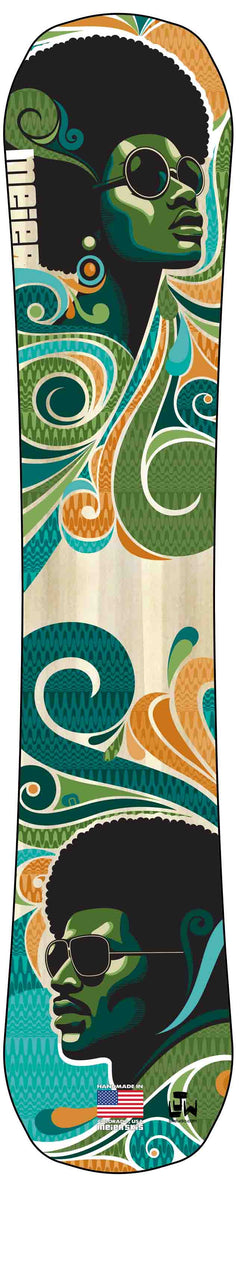 Vibrations Custom Snowboard by Lamont Joseph White | Worldwide