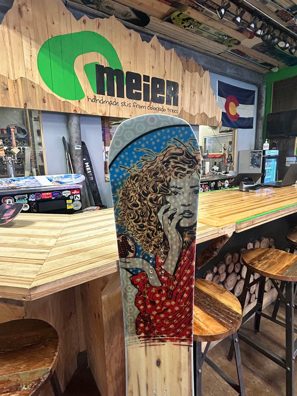 Winter Lady Custom Snowboard by Chuck Sperry | Worldwide Shipping