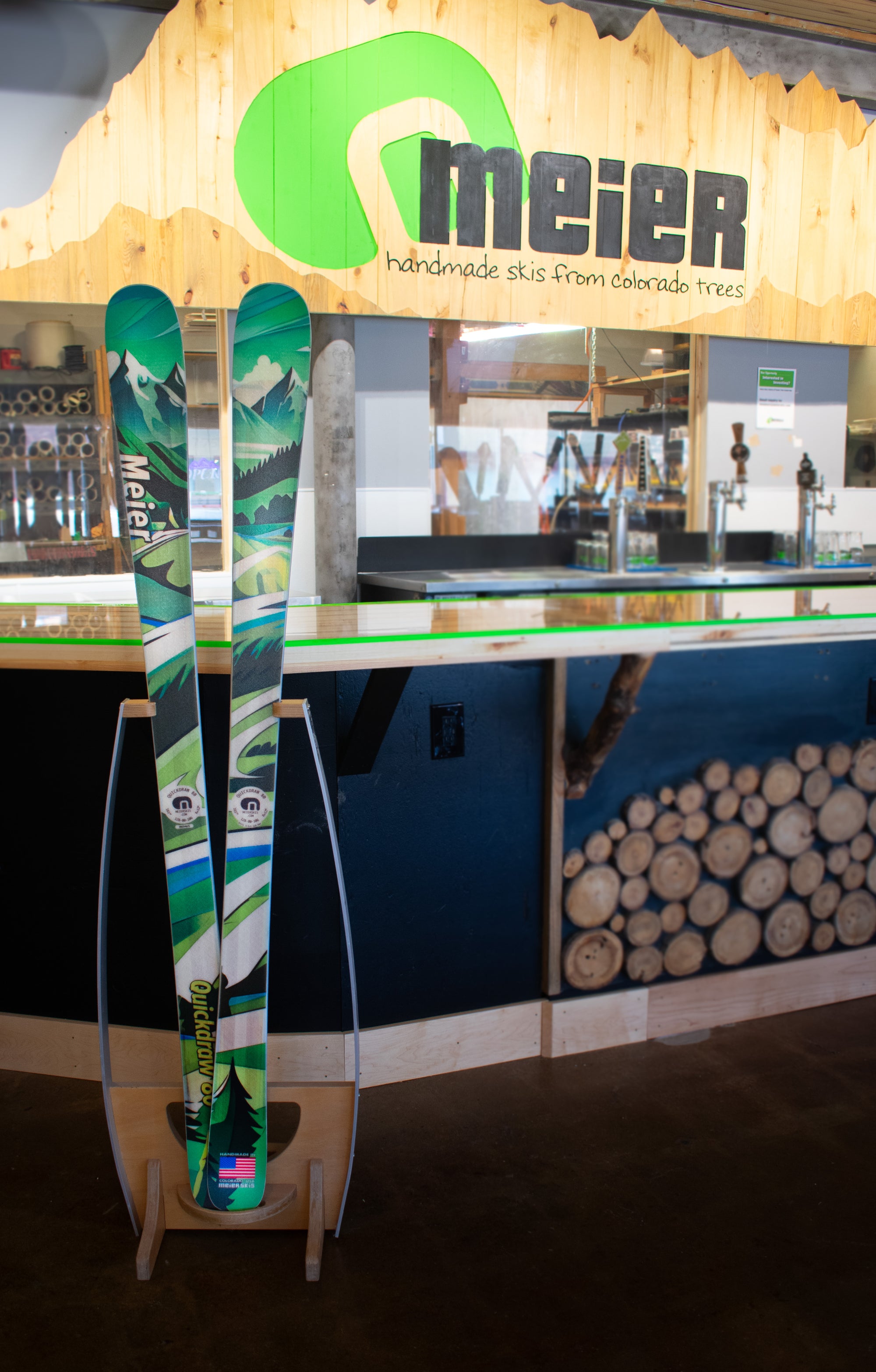 Fumi　SKI SKETT スキースケット(超高速) ローラースキー Fun Carver 88 - Abstract Mountains – Shaggy's Copper Country Skis