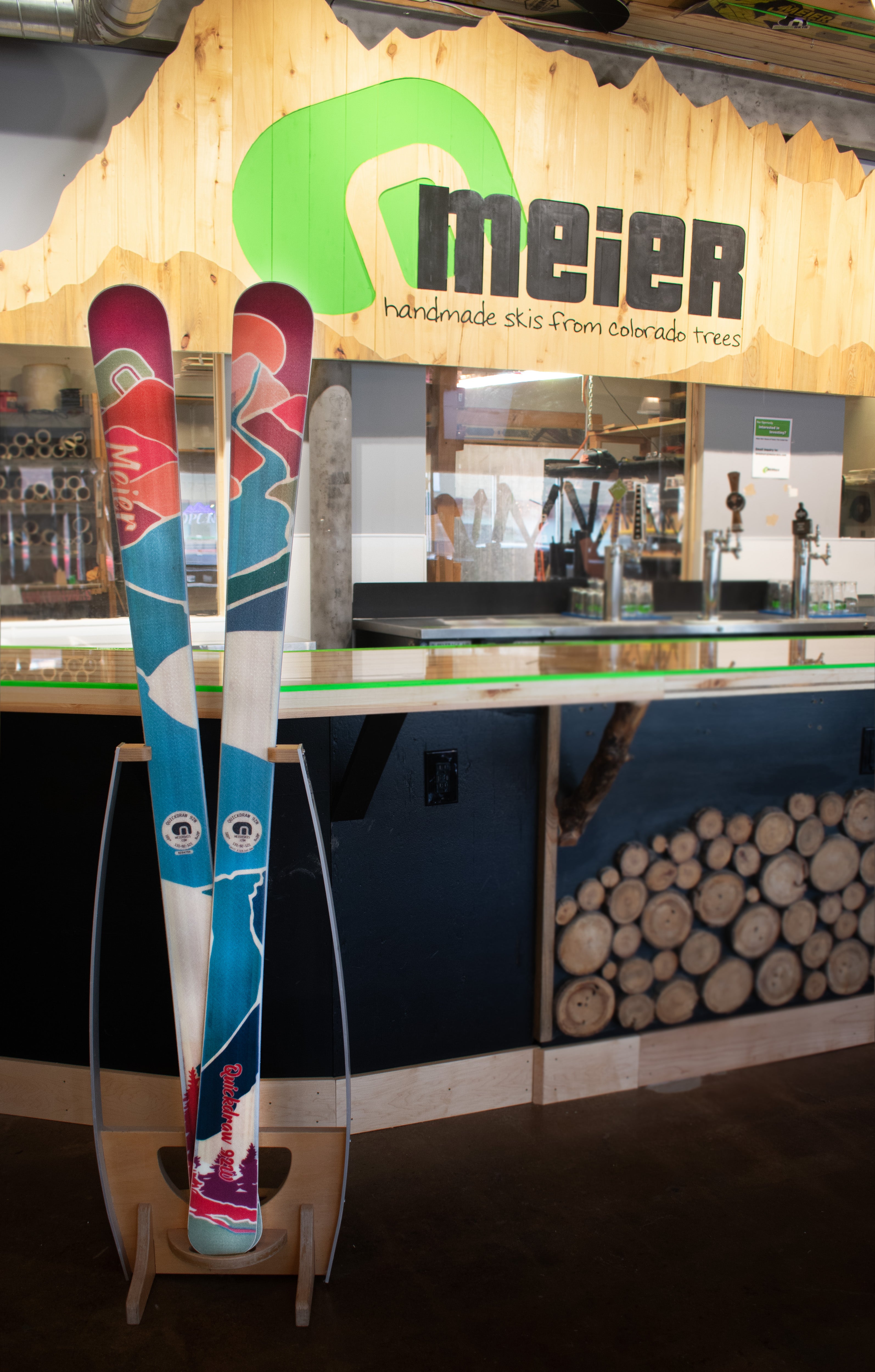 Quickdraw 92W, All Mountain Women's Ski, Handmade in Colorado