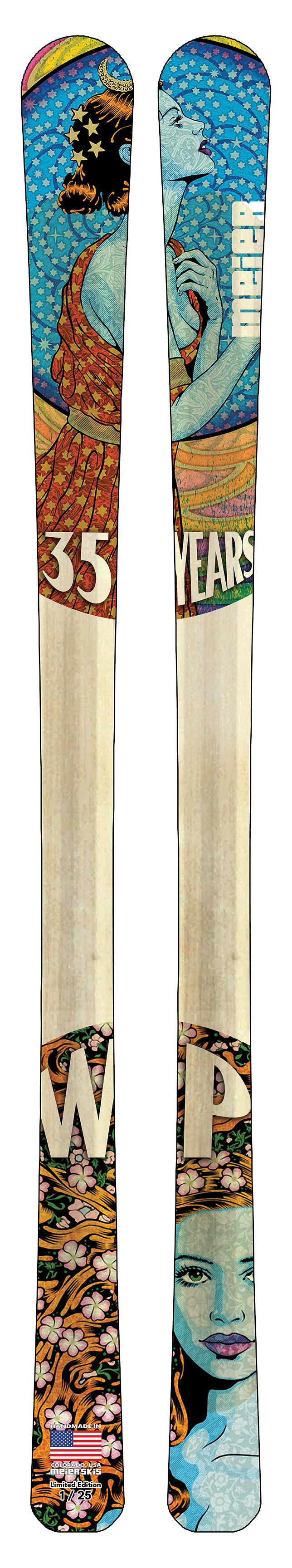 Widespread Panic Wall Art - Skis | Worldwide Shipping Available