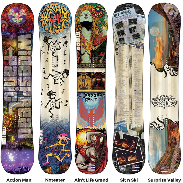Widespread Panic Snowboard - Ain't Life Grand | Custom Snowboard