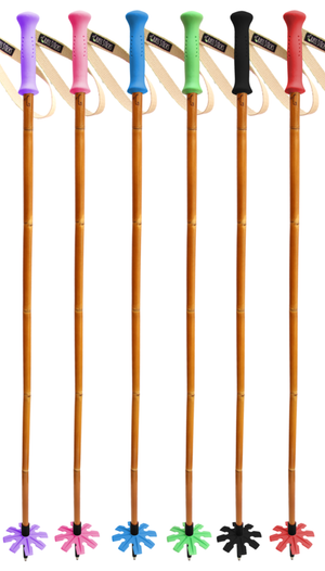 Custom, Handmade Bamboo Ski Poles