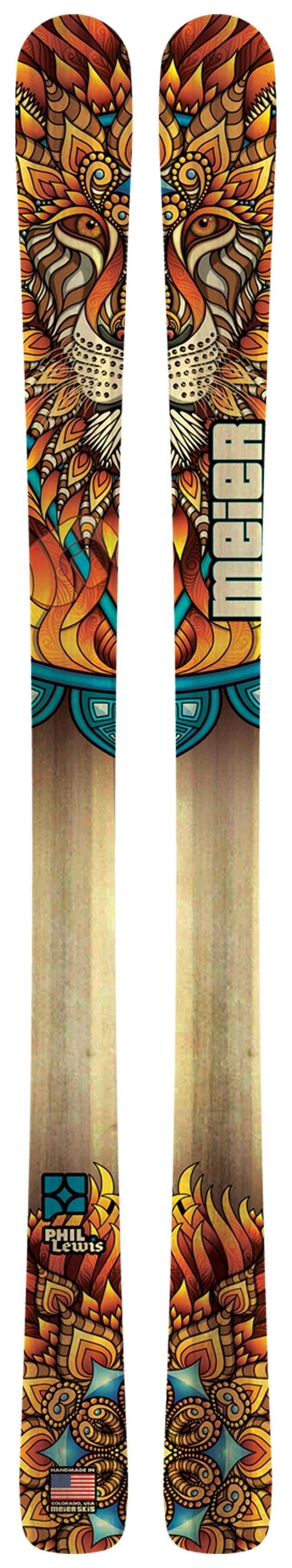 Lion Custom Ski by Phil Lewis