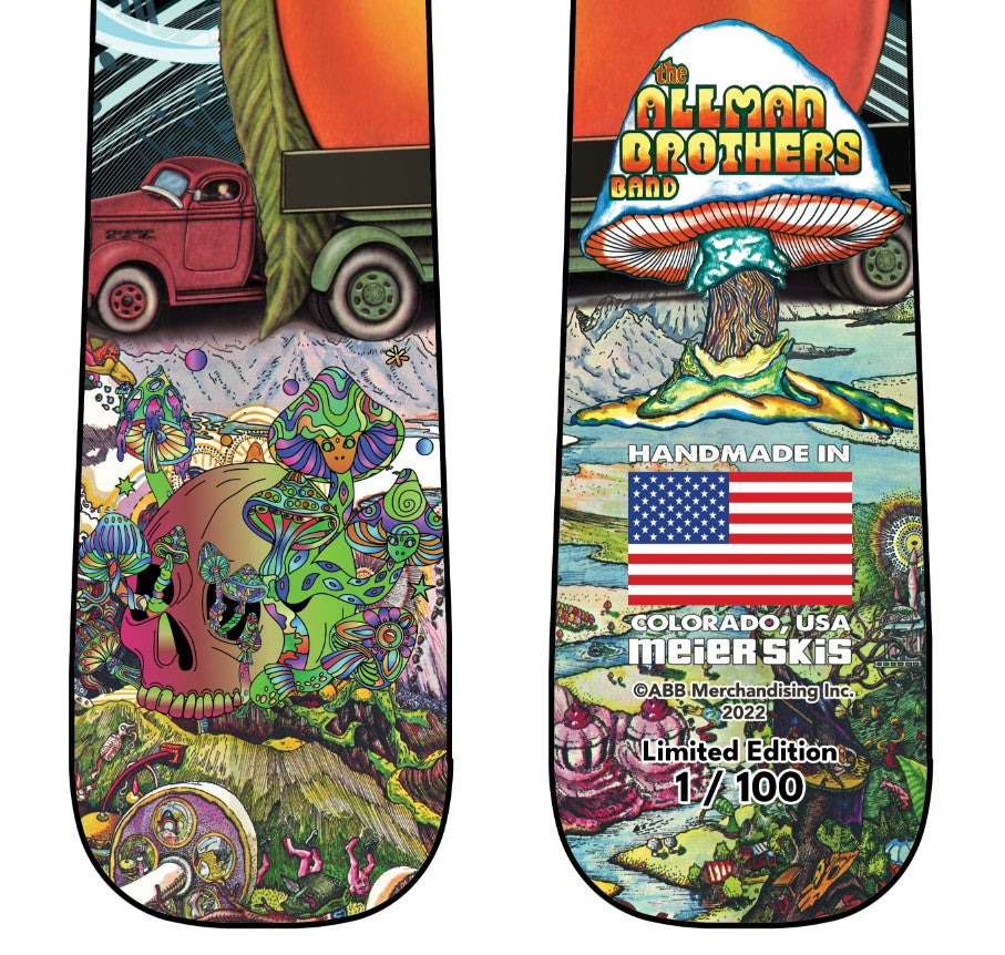 Allman Brothers Band Custom Skis For Sale - Meier Skis