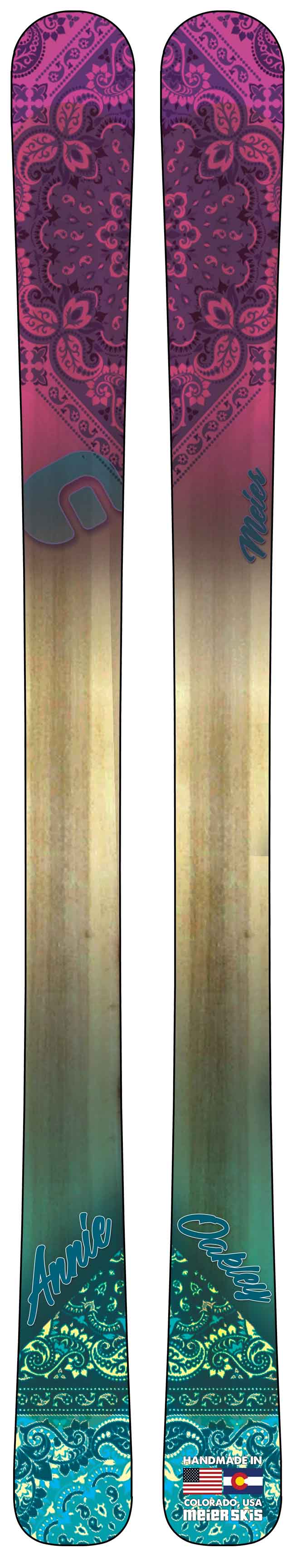 スノーボード AKAIME Annie Oakey Expert Women's Ski | Handmade in Denver, CO | Meier Skis