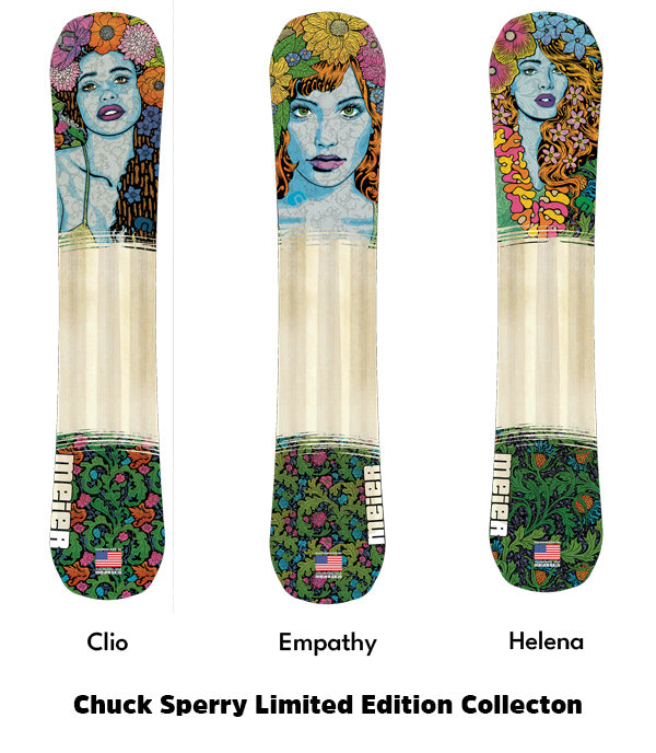 Helena Custom Snowboard by Chuck Sperry | Worldwide Shipping