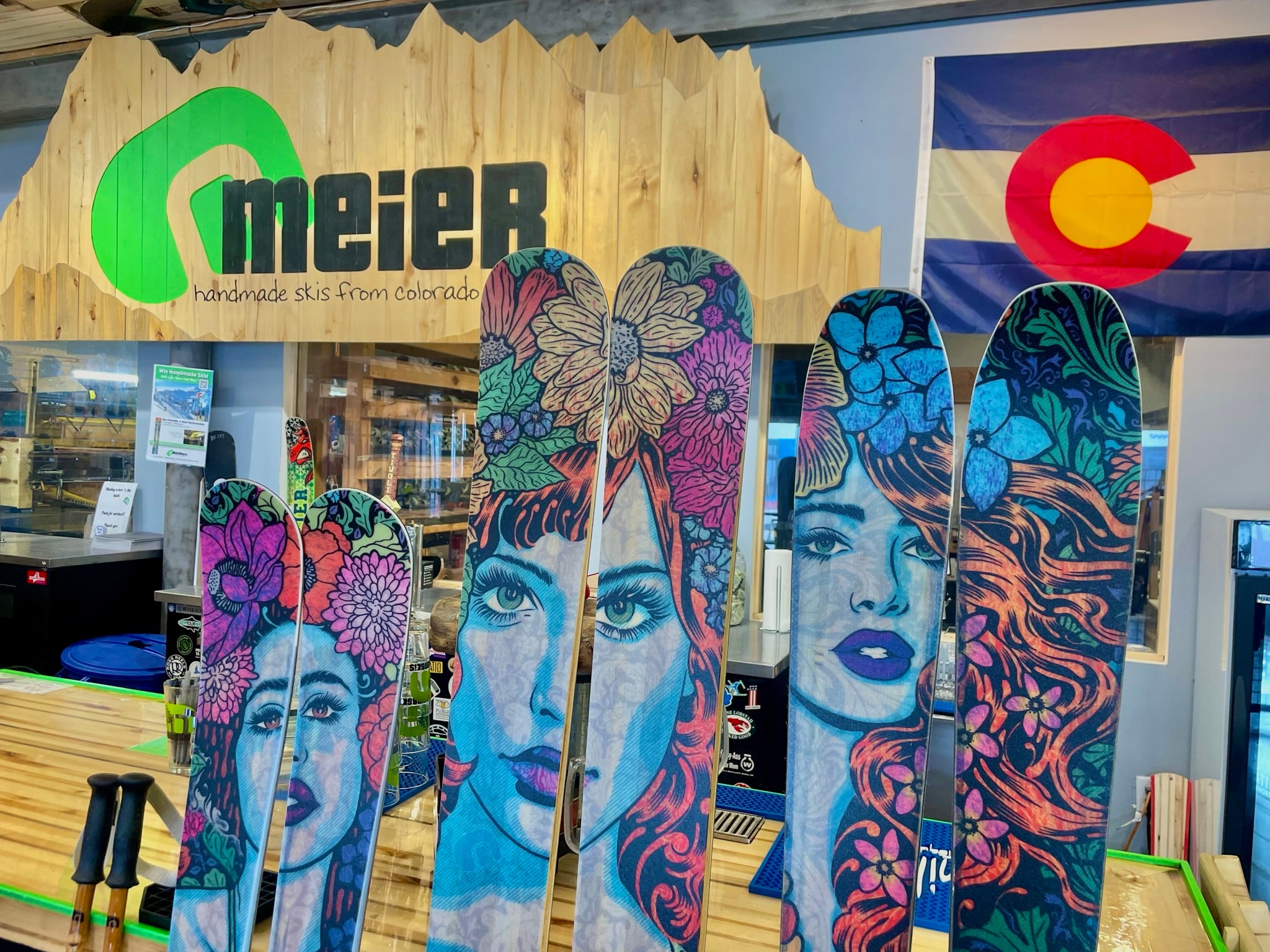 Winter Lady Limited Edition Ski by Chuck Sperry | Worldwide