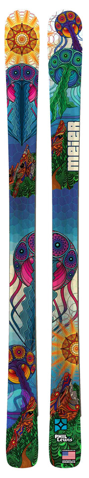 Jellyfish Custom Ski by Phil Lewis