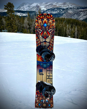 Lion by Phil Lewis Custom Snowboard