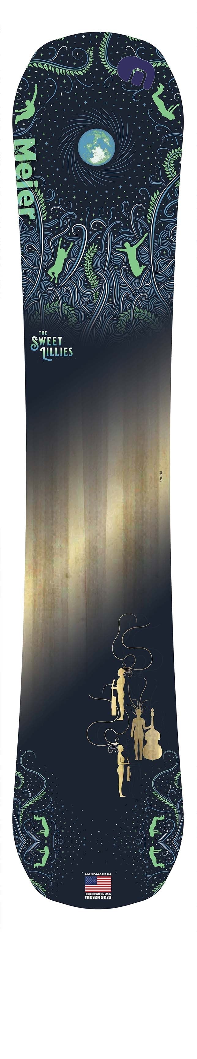 The Sweet Lillies Snowboard | Meier Skis Special Edition