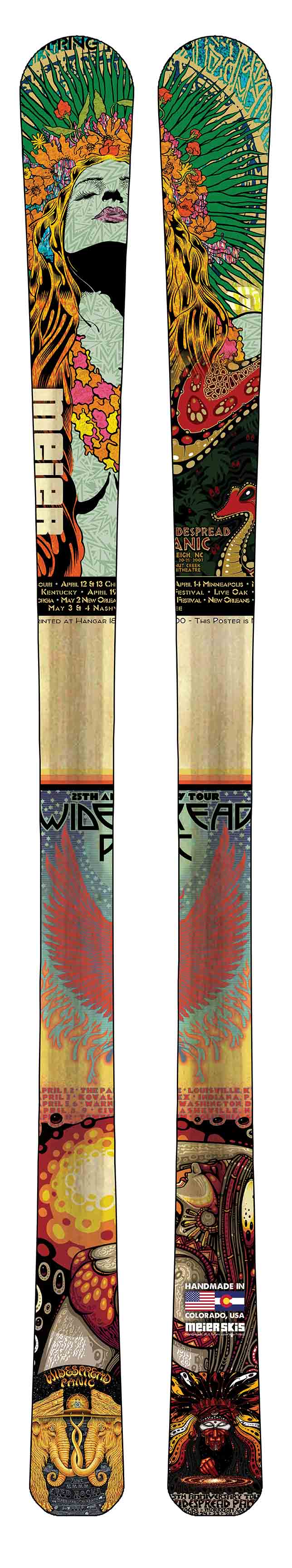 Meier Skis Exclusive Widespread Panic Skis & Snowboards