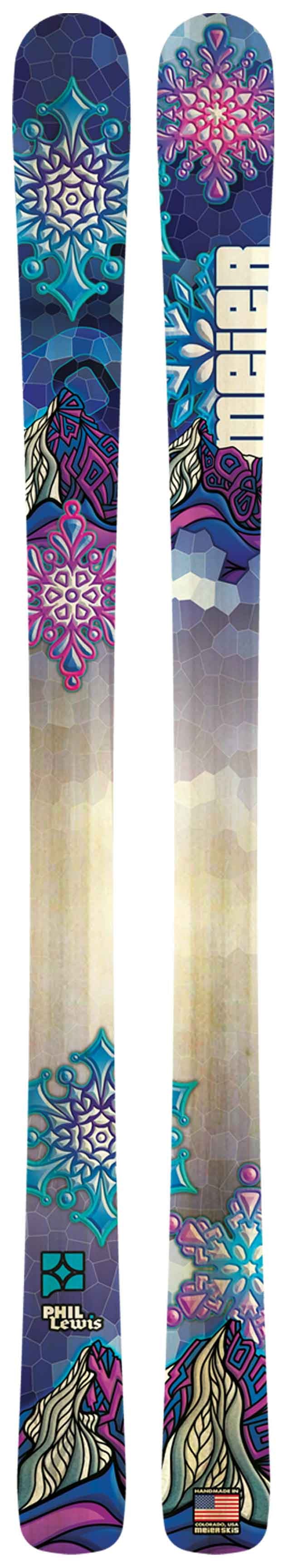Pow Days Custom Ski by Phil Lewis