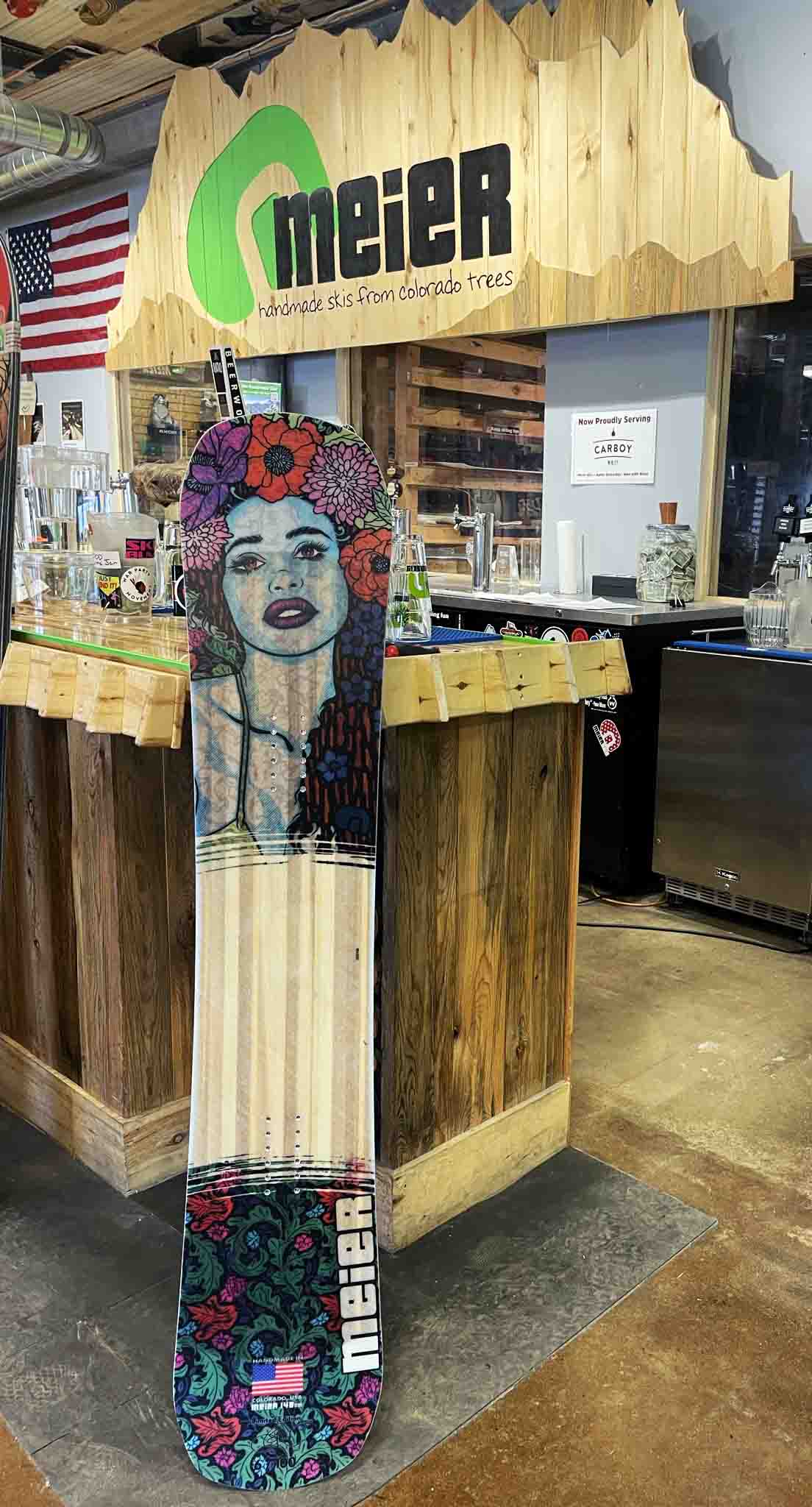 Chuck Sperry Clio Custom Snowboard for Sale - Meier Skis